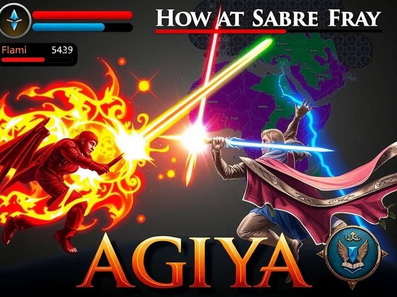 Incandescent Sabre Fray - World of Agniya Incandescent Sabre Fray world map showing diverse regions of Agniya