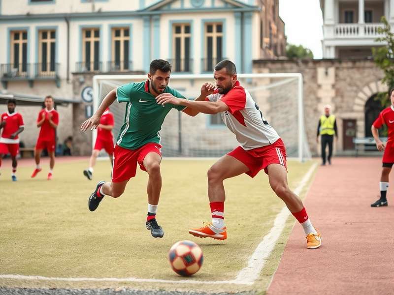 Handball Glory Seekers Match Action Handball Glory Seekers players in action