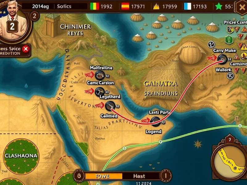 Cumin Trail Spice Expedition - Multiplayer Features Cumin Trail Spice Expedition multiplayer trading interface