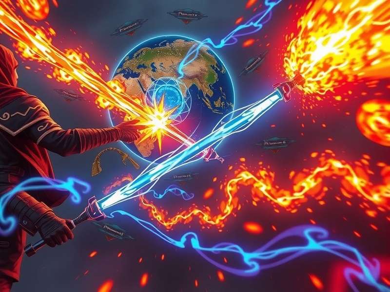 Incandescent Sabre Fray - Dynamic Combat System Incandescent Sabre Fray gameplay screenshot showing intense sabre combat