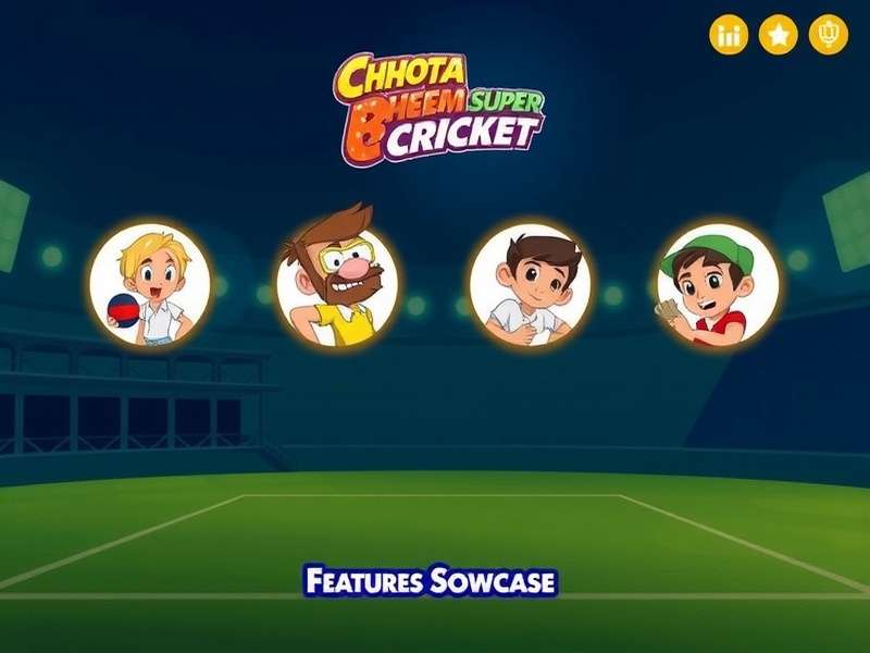 Chhota Bheem Super Cricket Gameplay Chhota Bheem Super Cricket gameplay screenshot