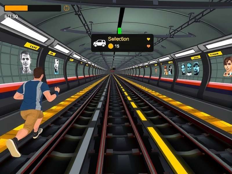 Metro Express Run Characters Metro Express Run character selection screen