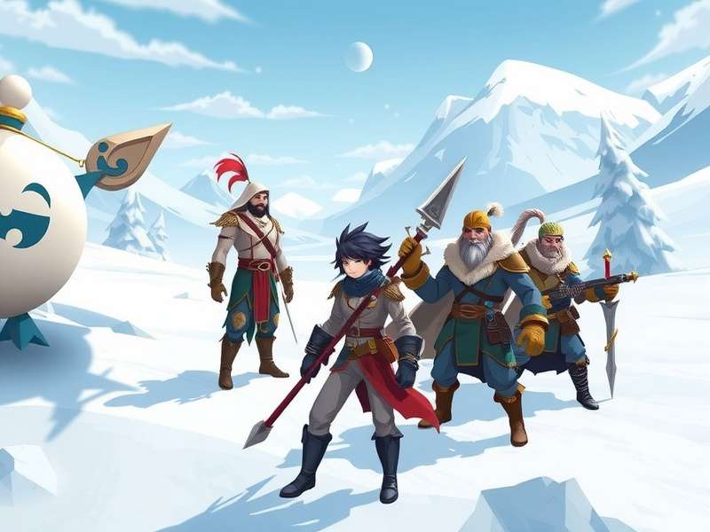 Snowfield Bheem Gameplay Snowfield Bheem gameplay screenshot showing character in snowy landscape