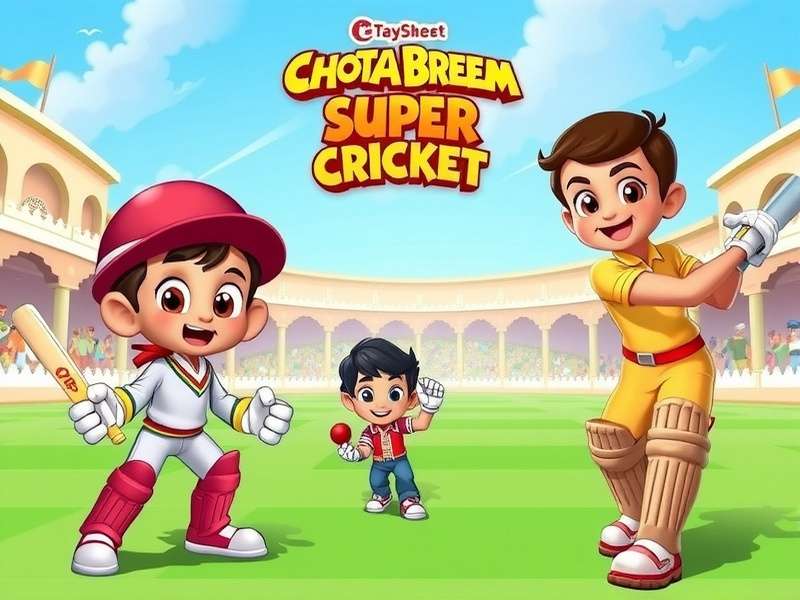 Chhota Bheem Super Cricket Characters Chhota Bheem Super Cricket characters lineup