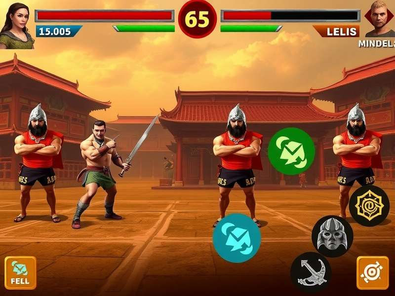 Hot Cumin Gladiator Gameplay Hot Cumin Gladiator gameplay screenshot showing character in combat