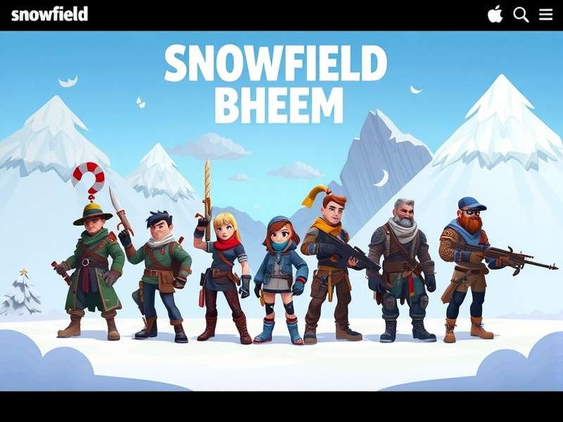 Snowfield Bheem Characters Snowfield Bheem character lineup showing main and supporting characters