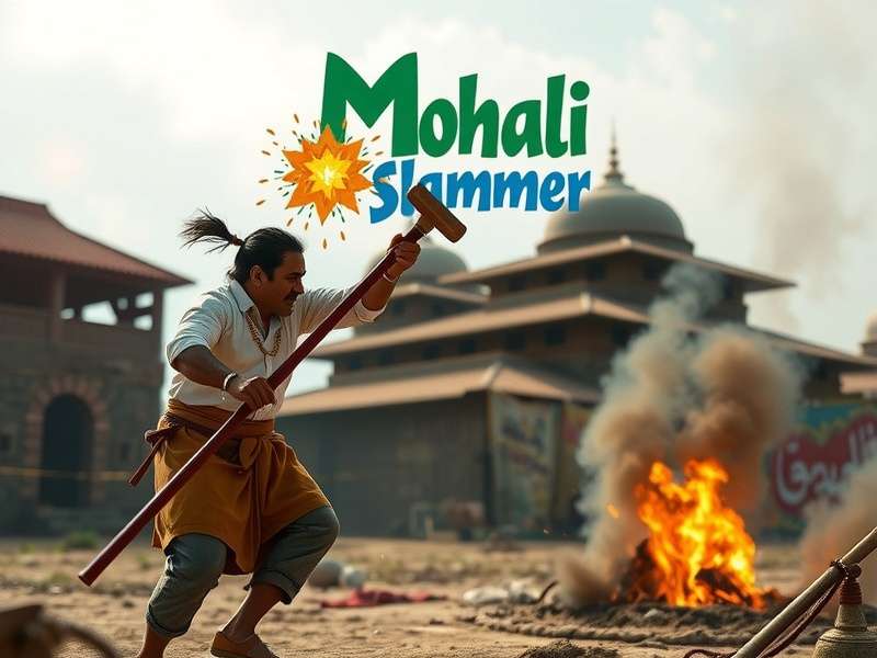 Traditional Mohali Power Slammer Competition Historical depiction of Mohali Power Slammer in traditional setting