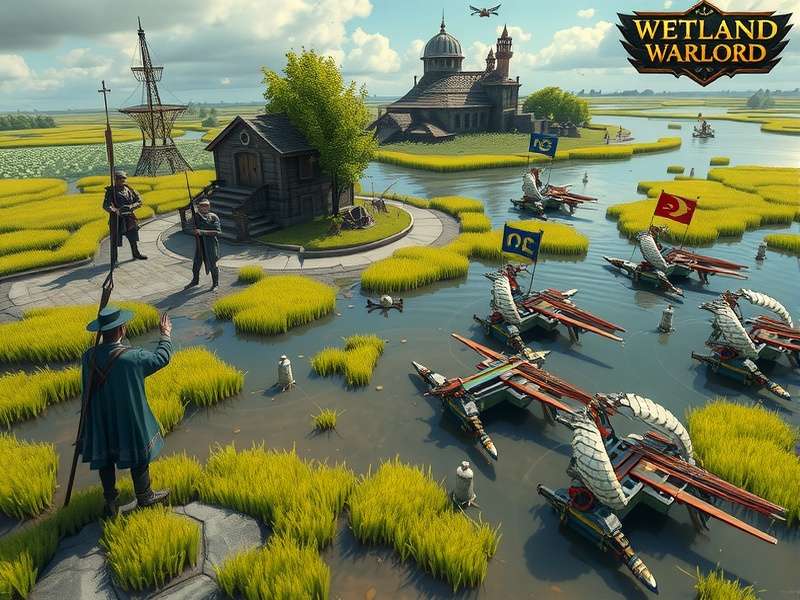 Wetland Warlord Battle Tactics Advanced battle strategy in Wetland Warlord showing unit formations