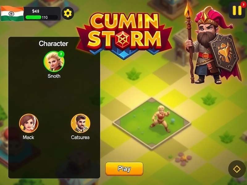 Cumin Storm India Gameplay Cumin Storm India gameplay screenshot
