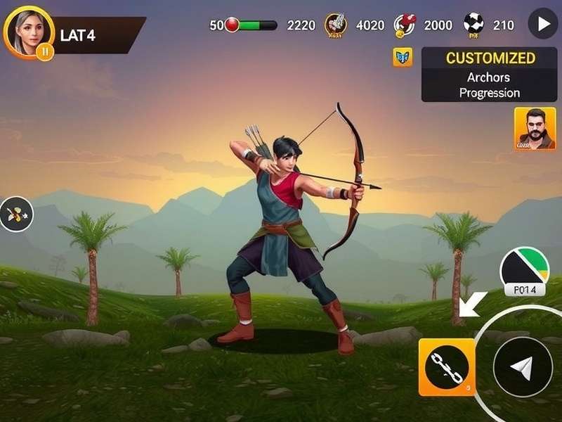 Indian Archero Brave War - Action Gameplay Indian Archero Brave War Gameplay Screenshot