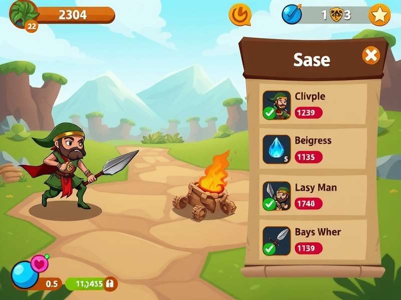 Clove Mighty Hero - Diverse Character Classes Clove Mighty Hero character selection screen