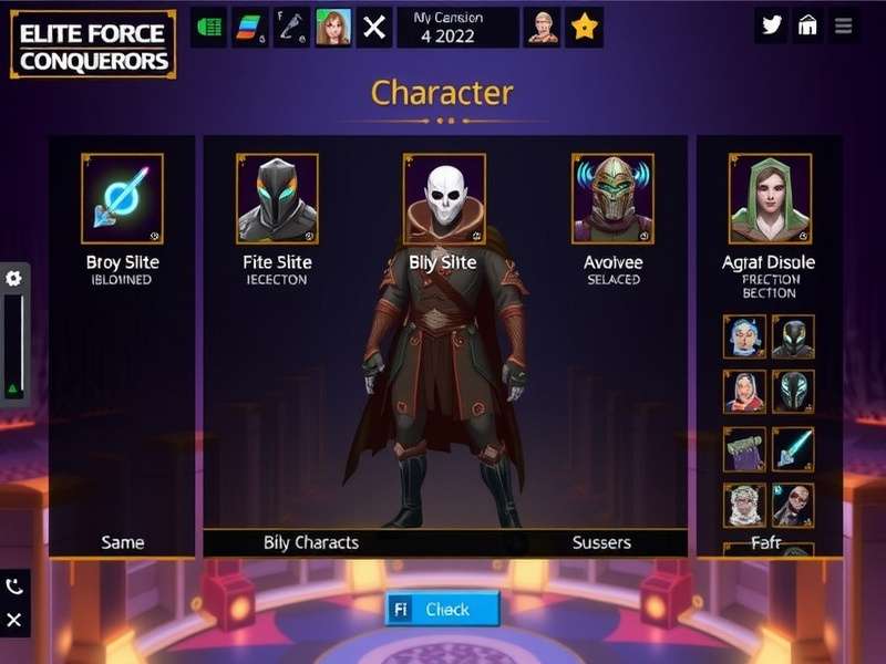 Elite Force Conquerors Game Interface Elite Force Conquerors Game Interface