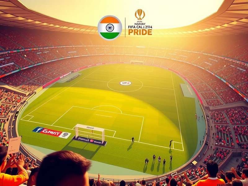 FIFA WC Indian Pride - Authentic Indian Stadium Experience FIFA WC Indian Pride gameplay featuring Indian stadium