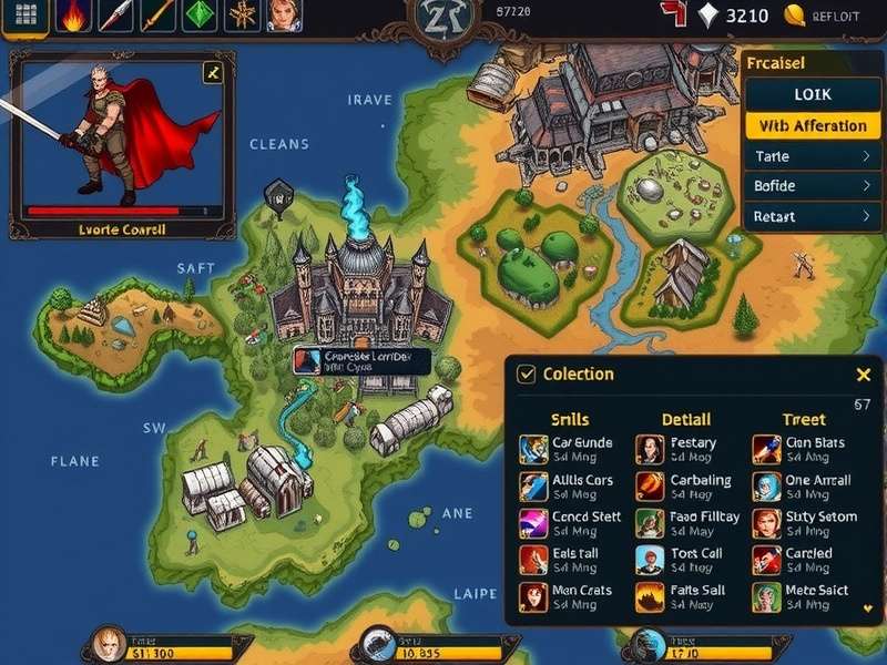 Levanter Lord character progression interface showing skill trees