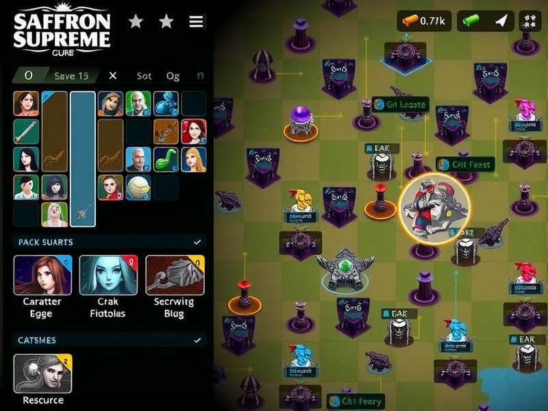 Character Selection in Surge Saffron Supreme Surge Saffron Supreme character selection and customization screen