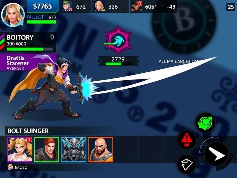 Bolt Surge Avenger Dynamic Gameplay Bolt Surge Avenger gameplay screenshot showing character in action