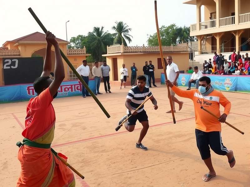 Equipment for Odisha Olympians Traditional equipment used in Odisha Olympians games