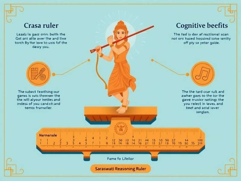 Cognitive development through Saraswati Reasoning Ruler Cognitive benefits visualization of Saraswati Reasoning Ruler