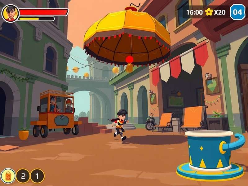 Festival Character in Siwan Breakneck Run Siwan Breakneck Run special festival character