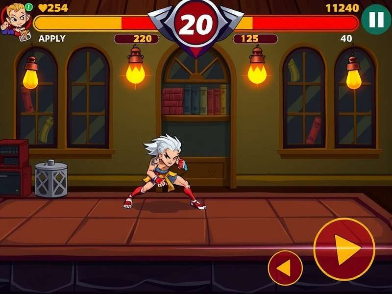 Desi Punch King Combat Scene Desi Punch King gameplay screenshot showing character combat