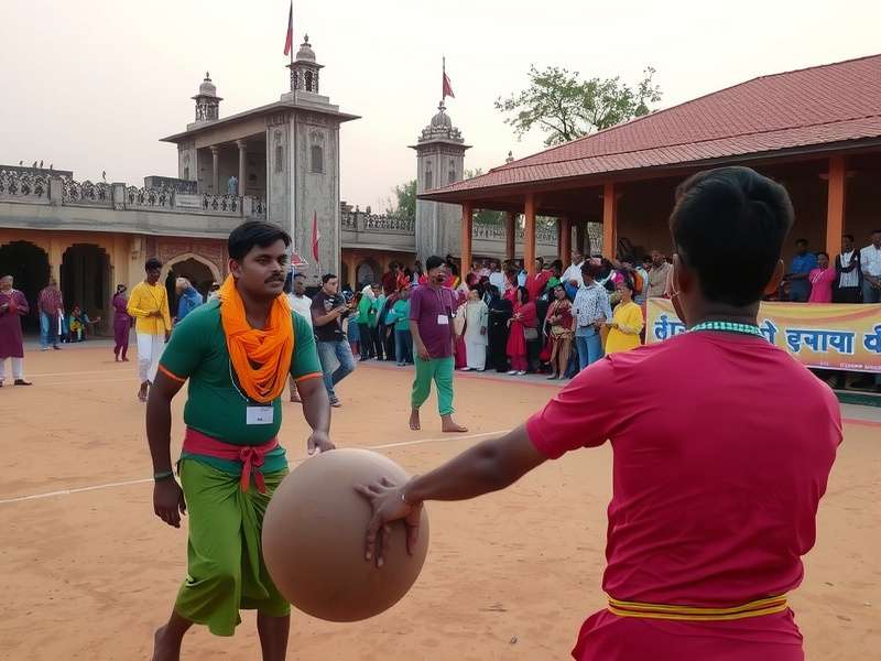 Contemporary Odisha Olympians competition Modern Odisha Olympians tournament with audience