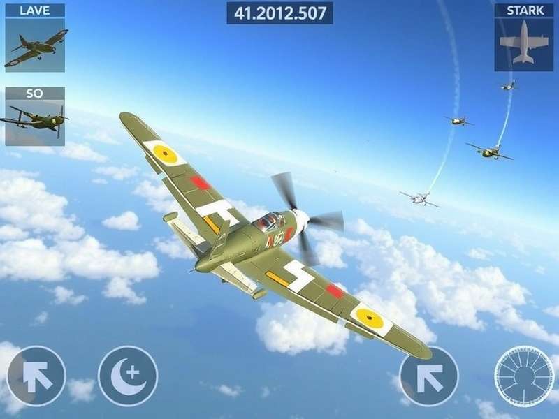 Papri Flight Ace Gameplay Papri Flight Ace gameplay screenshot showing aircraft in flight