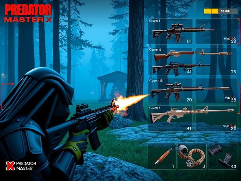 Advanced Hunting Strategies in Predator Master X Predator Master X strategy guide showing hunting positions