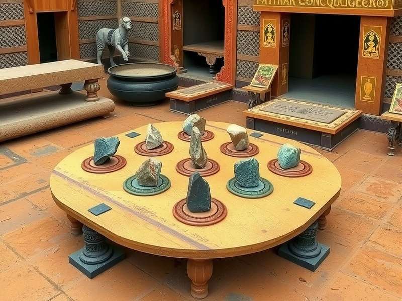 Patthar Conqueror Rules Diagram Diagram showing Patthar Conqueror game rules and stone movements