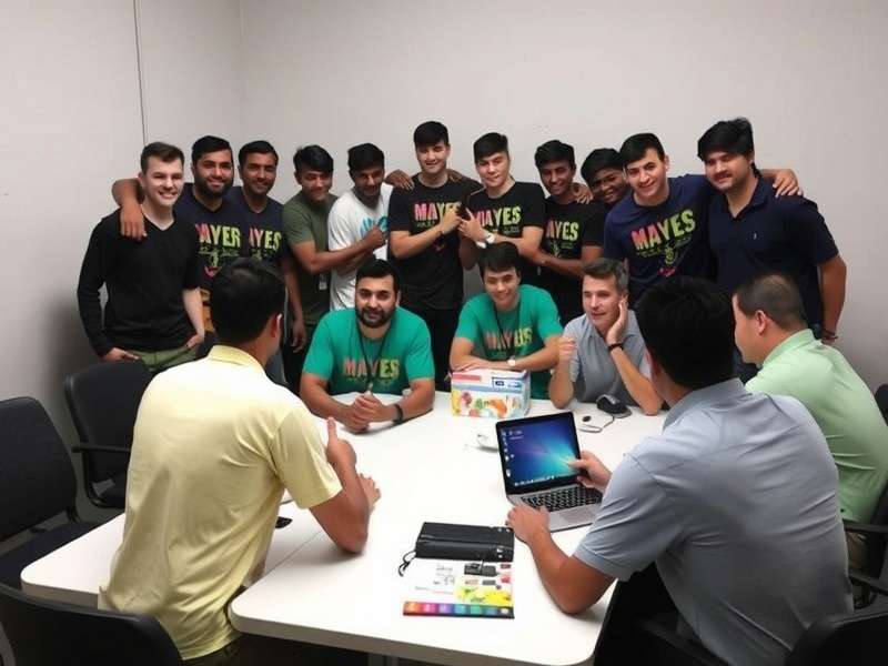 Mysore Maulers Championship Celebration Mysore Maulers team celebrating tournament victory