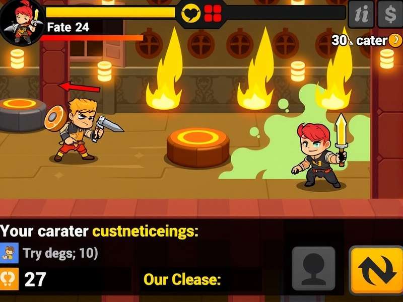 Fast Ginger Combatant battle arena showing combat mechanics