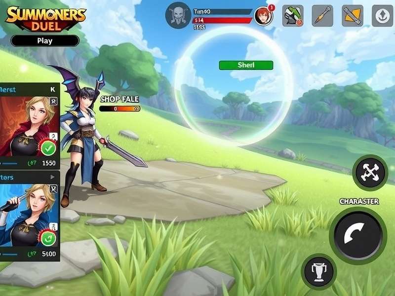 Summoner S Duel Strategic Battle Interface Summoner S Duel Game Interface