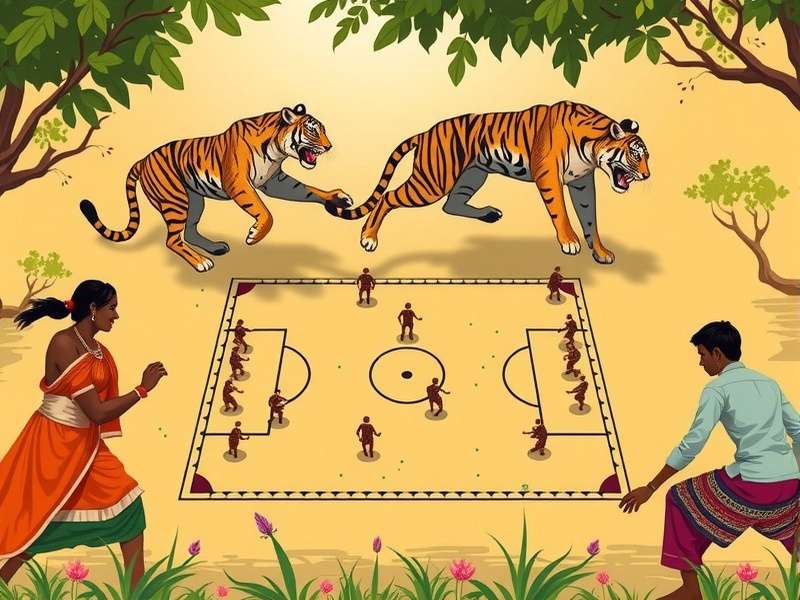 Modern Bengal Tiger Leap Adaptation Modern adaptation of Bengal Tiger Leap in urban Indian settings