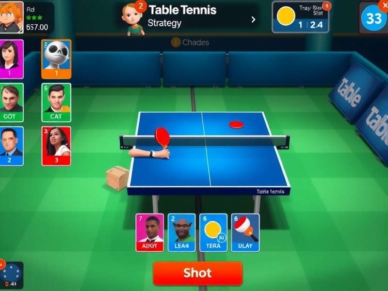 Table Tennis Fantasy Duel - Fantasy Table Tennis Gameplay Table Tennis Fantasy Duel gameplay screenshot showing fantasy elements