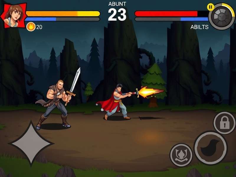 Raging Rampage Gameplay Action Raging Rampage gameplay screenshot showing character combat