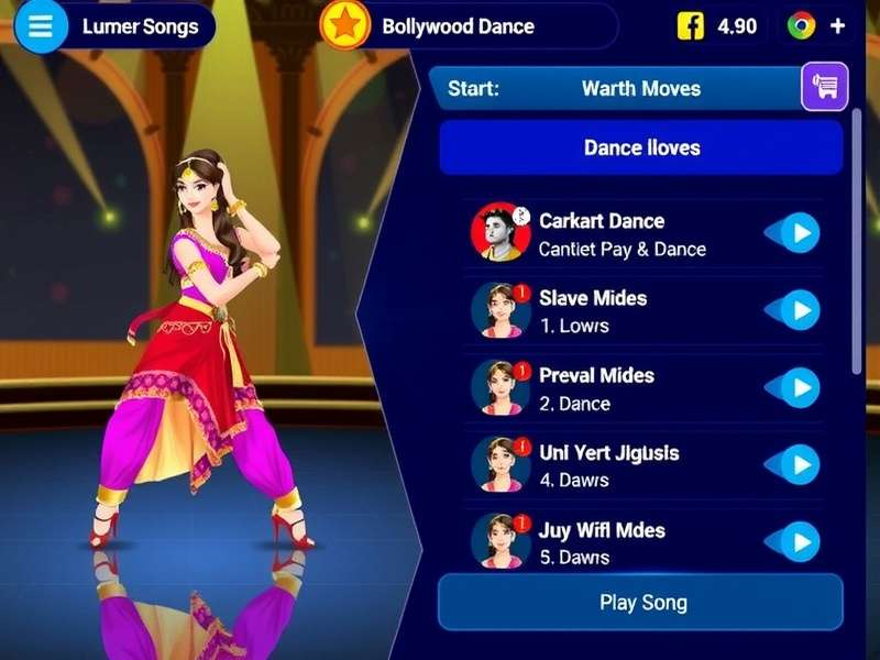 Bollywood Dance Premier Gameplay Bollywood Dance Premier gameplay screenshot showing dance moves