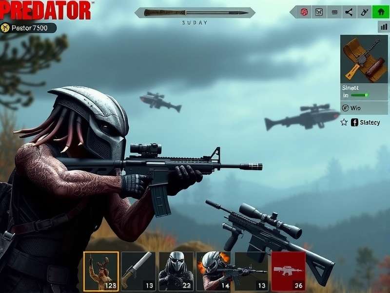 Predator Master X Gameplay Action Predator Master X gameplay screenshot showing hunting action