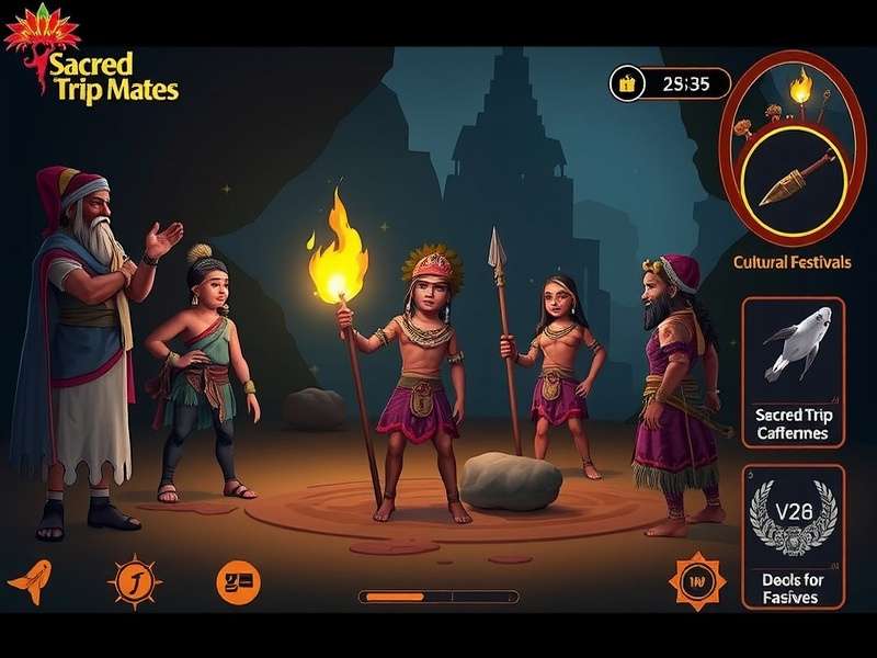 Sacred Trip Mates - Immersive Gameplay Sacred Trip Mates Gameplay Screenshot