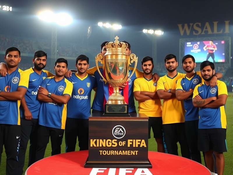Kolkata Kings Of FIFA Tournament Kolkata Kings Of FIFA gaming tournament in action