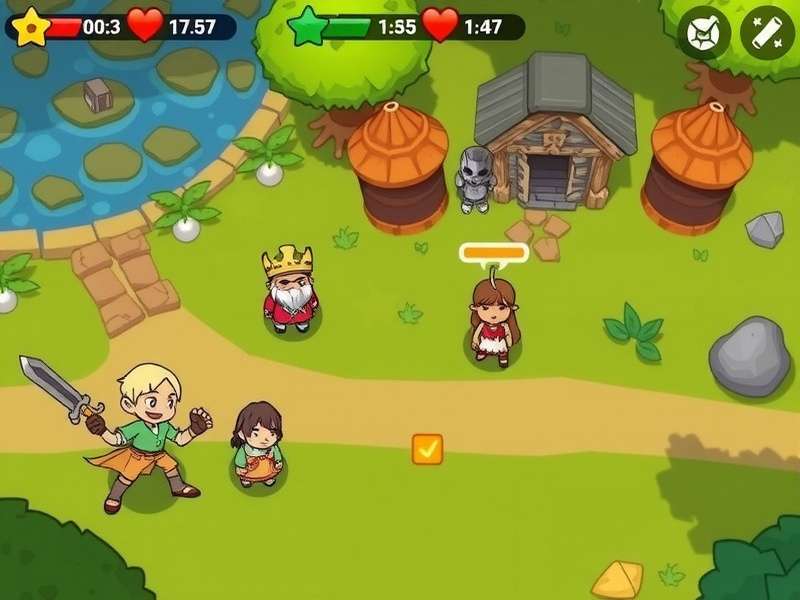 Barnala Champs Quest Gameplay Barnala Champs Quest gameplay screenshot showing characters and environment