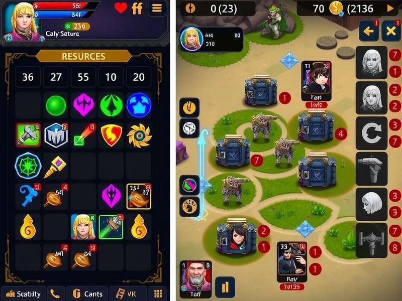 Strategic Map in Surge Saffron Supreme Surge Saffron Supreme strategic map showing resource nodes and defensive positions