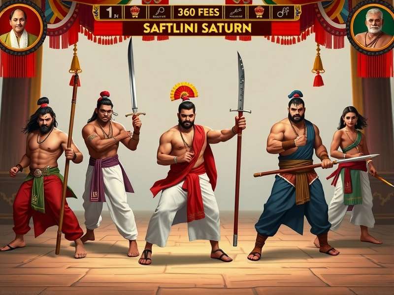 Dhoti Fighter Kingpin Character Roster Dhoti Fighter Kingpin main characters showcasing traditional attire and fighting stances