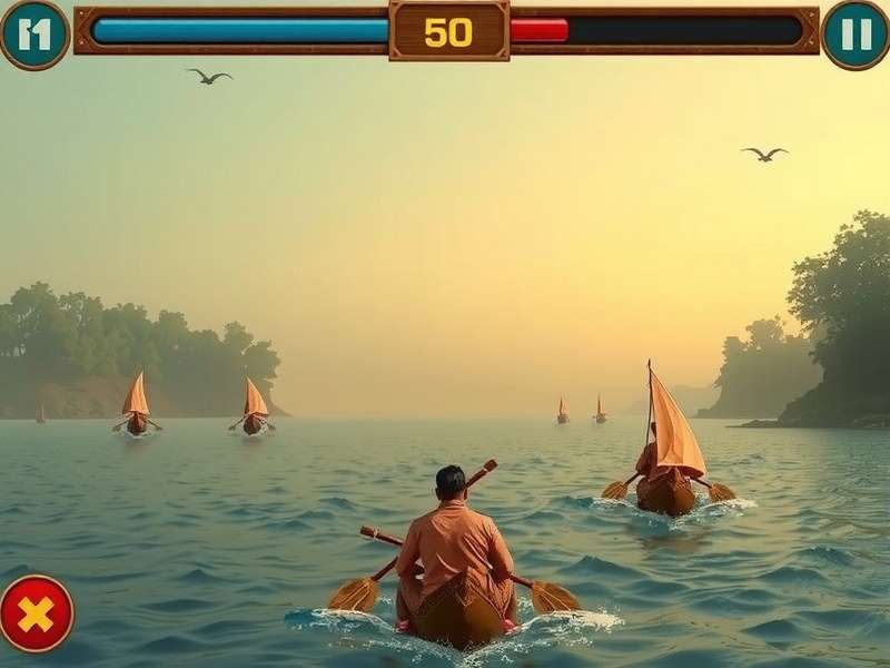 River Quest Tungabhadra Gameplay River Quest Tungabhadra gameplay screenshot showing river adventure