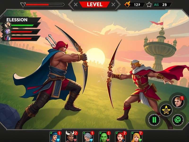 Epoch Clash Archero War - Intense Archery Combat Epoch Clash Archero War gameplay screenshot showing character combat
