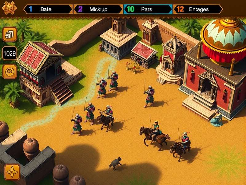 Chola Conquestor Battle Scene Chola Conquestor battle scene with historical warriors