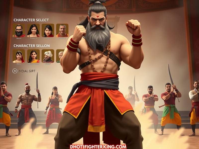 Dhoti Fighter Kingpin Cultural Festival Event Dhoti Fighter Kingpin cultural festival event showcasing traditional Indian celebrations