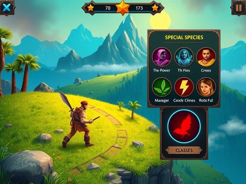 Enchanted Trail Trekker gameplay screenshot showing mystical Indian landscape