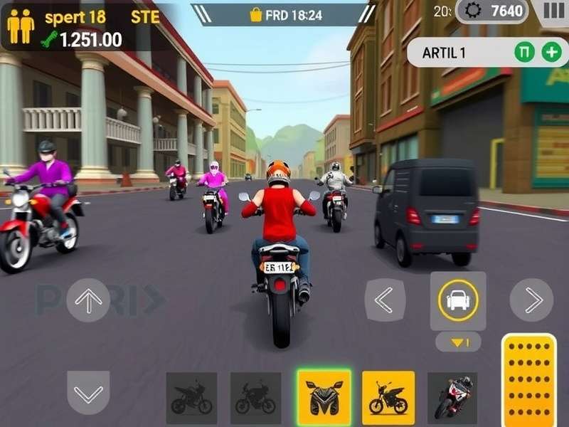 Bharat Bike Hero Gameplay Bharat Bike Hero gameplay screenshot showing motorcycle racing through Indian streets