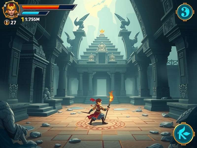 Temple Guardian Adventure - Character Selection Character selection screen in Temple Guardian Adventure