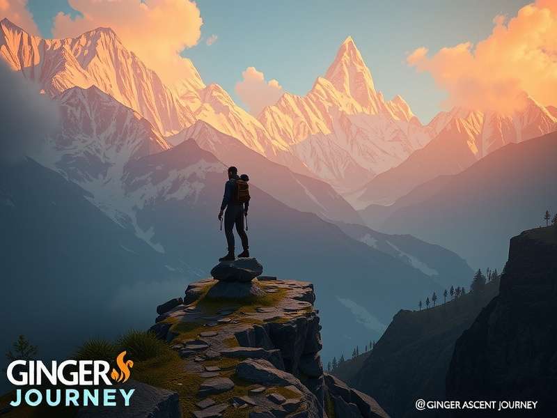 Ginger Ascent Journey - Himalayan Adventure Ginger Ascent Journey gameplay screenshot showing Himalayan landscapes