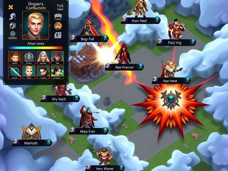 Storm Warlord Battle Strategy Storm Warlord battle strategy diagram showing troop placement and attack vectors